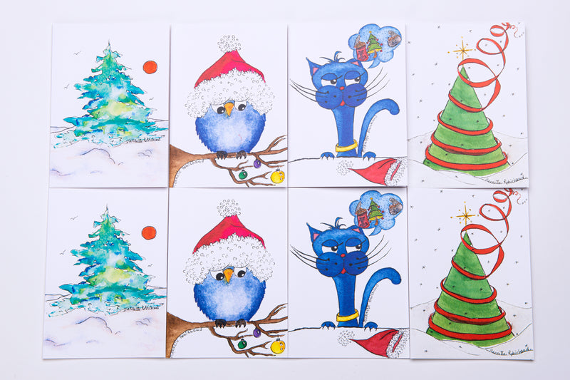 PierRo Art - Cartes de souhaits de Noël  - Coffret collection #4