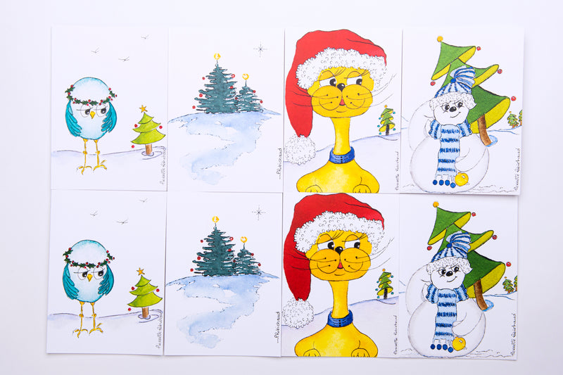 PierRo Art - Cartes de souhaits de Noël  - Coffret collection #3