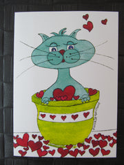 Carte St-Valentin - N° 13